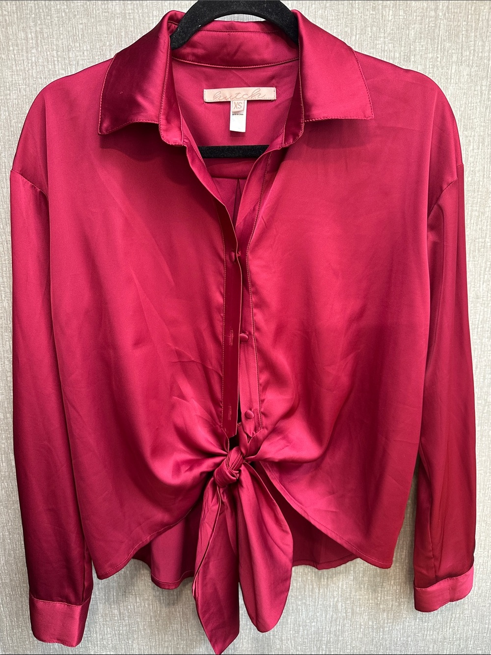 HUTCH Robbie burgundy Top